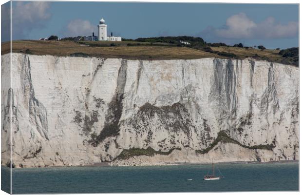 White cliffs of  Dover Canvas Print by Thomas Schaeffer