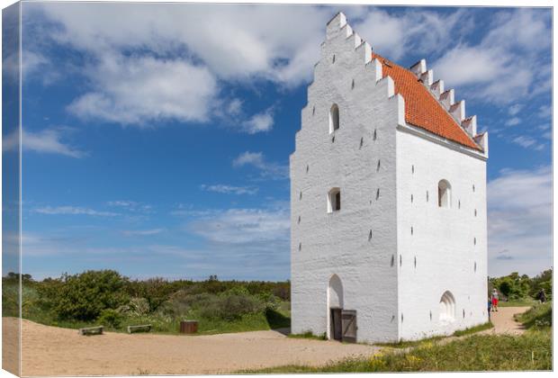 Sanded Church Canvas Print by Thomas Schaeffer