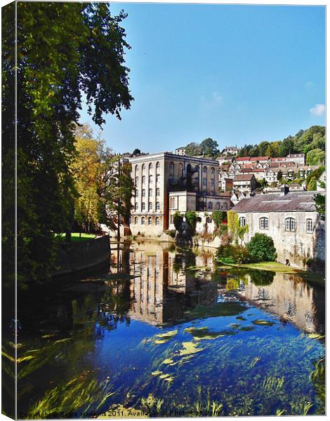 Bradford on Avon- Abbey Mill Canvas Print by Susie Hawkins