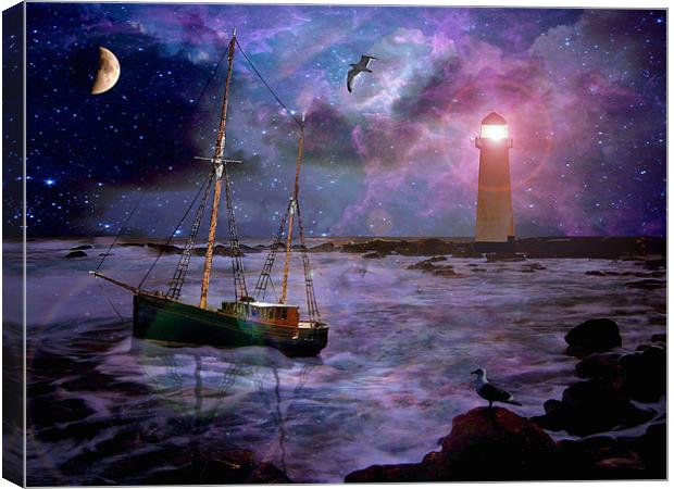 A Fishermans Tale Canvas Print by Susie Hawkins