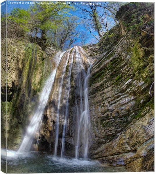  Waterfall Canvas Print by Vladimir Sidoropolev