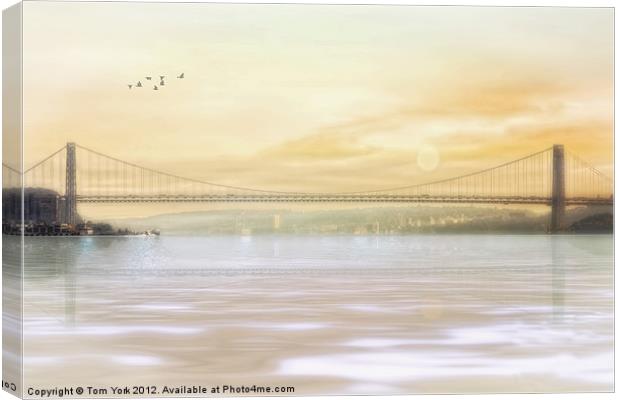 THE BRIDGE Canvas Print by Tom York