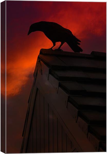 NEVERMORE Canvas Print by Tom York