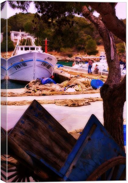 Cala Figuera Mallorca Canvas Print by Simon Litchfield