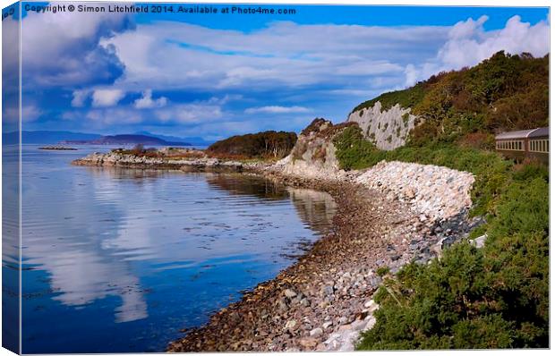  View's From The Train Window - 10  Badicaul Canvas Print by Simon Litchfield