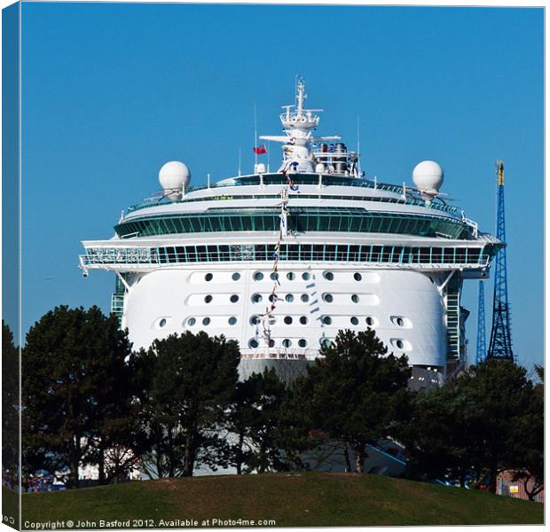 Independance of the Seas 1 Canvas Print by John Basford