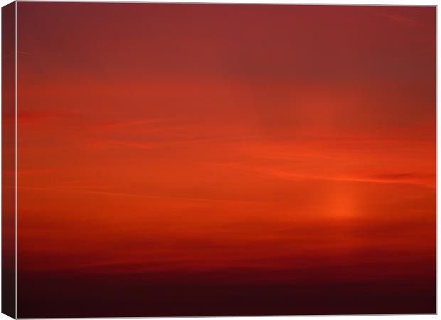 Sahara Sunset Canvas Print by Hannah Scriven