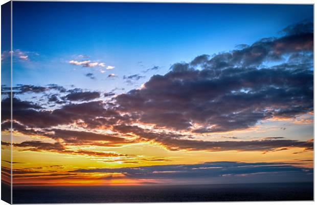 Anglesey Sunset Canvas Print by Roy Barry
