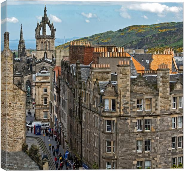 View from Camera Obscura, Edinburgh Canvas Print by Geoff Storey