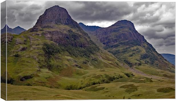 Glencoe Valley  Canvas Print by Geoff Storey