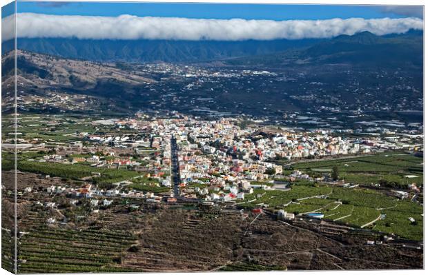 Los Llanos La Palma Canvas Print by Geoff Storey