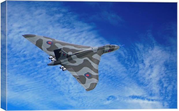  Avro Vulcan Canvas Print by Geoff Storey