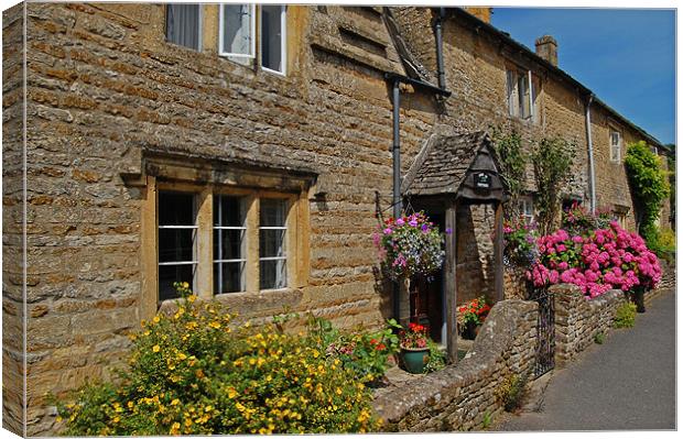 Lower Slaughter Canvas Print by Geoff Storey