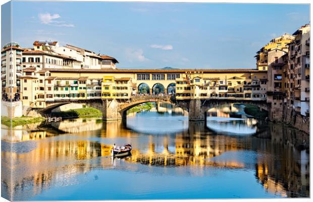 Ponte Vecchio, Florence Canvas Print by Geoff Storey