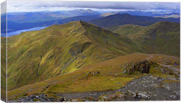 Ben Lawers Canvas Print by Geoff Storey