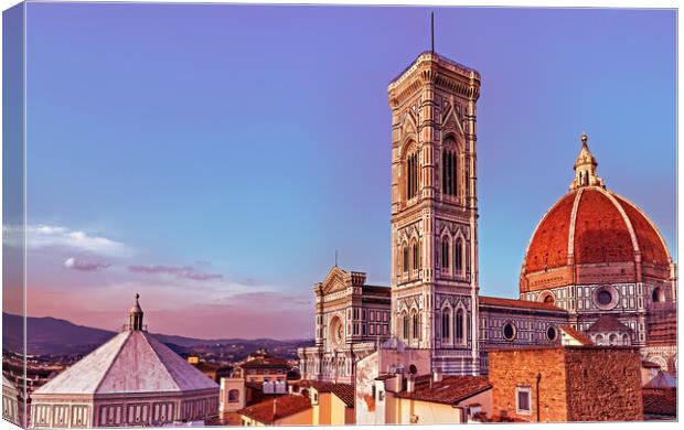 Rooftops of Florence Canvas Print by Joyce Storey