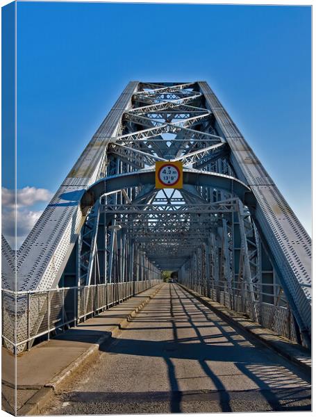 Connel Bridge, Oban Canvas Print by Joyce Storey