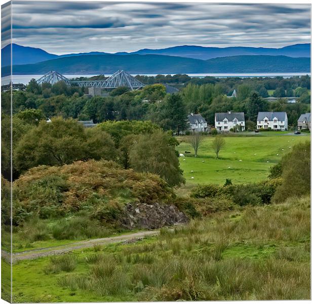 A view near Achaleven  Canvas Print by Joyce Storey