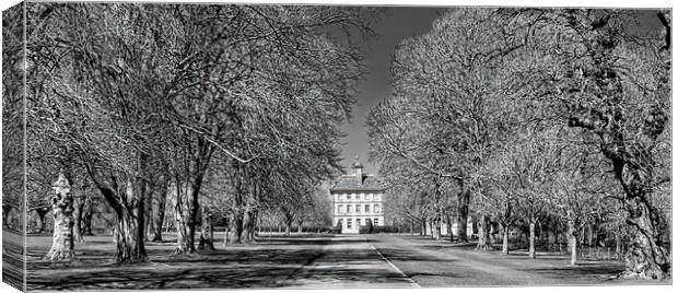 Ashdown House in Mono  Canvas Print by Joyce Storey