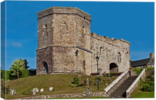 Tower Gate at St David's Canvas Print by Joyce Storey