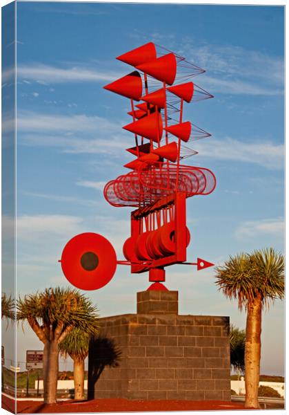 Wind Toy, Arrieta  Canvas Print by Joyce Storey