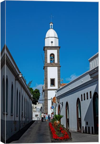 Parroquia de San Ginés Canvas Print by Joyce Storey