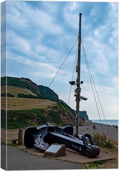 Anchor at Branscombe Canvas Print by Joyce Storey