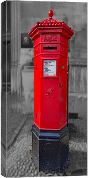 Victorian Post Box Canvas Print by Joyce Storey