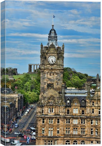A View from Scott's Monument Canvas Print by Joyce Storey