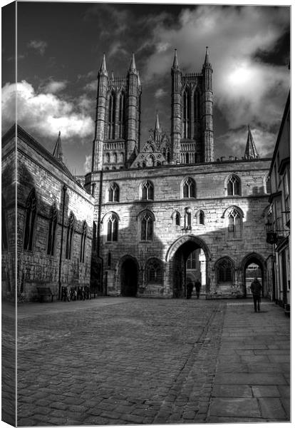  Lincoln Cathedral Canvas Print by Steven Shea