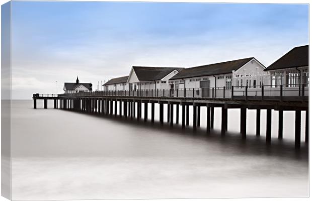 The Pier at Southwold Canvas Print by David Blake