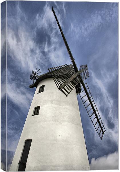 Windmill Canvas Print by Brian Beckett