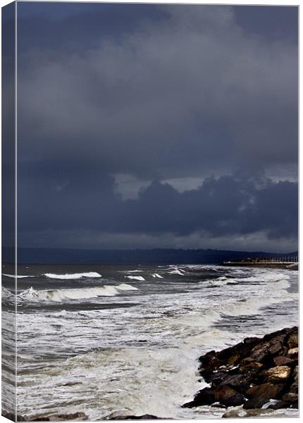 Stormy Weather Canvas Print by Brian Beckett
