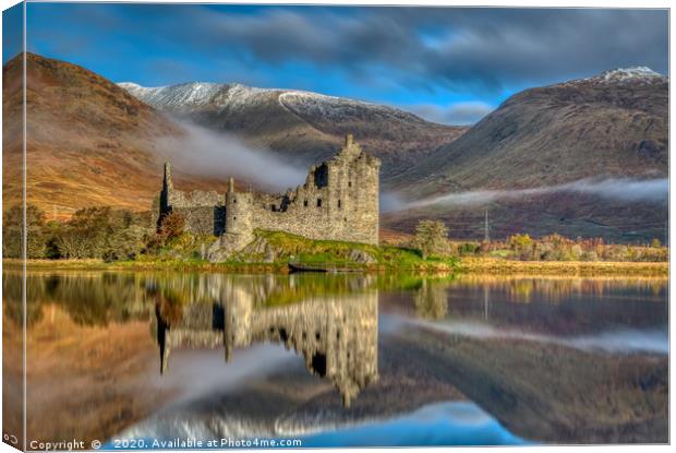 Kilchurn Castle Loch Awe Scotland Canvas Print by John Howie