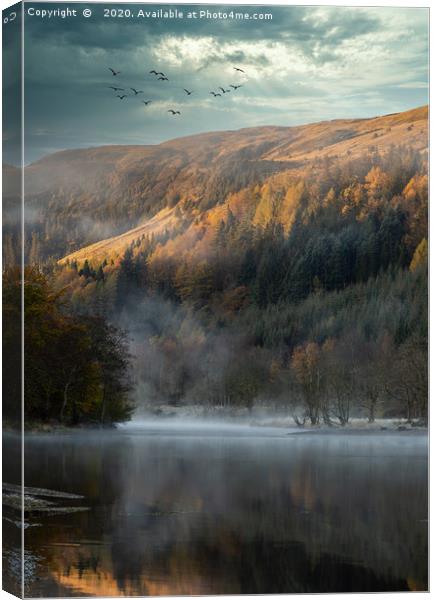Loch Lubnaig Scotland Canvas Print by John Howie