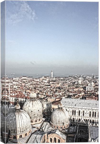 Venice Skyline Canvas Print by Peter Silk