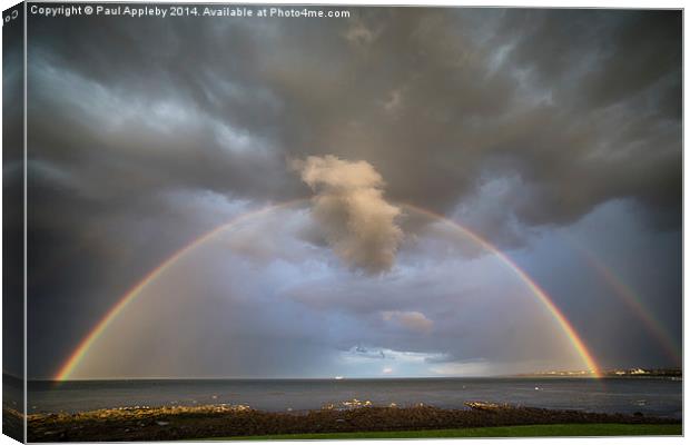  Somewhere Over the Rainbow Canvas Print by Paul Appleby
