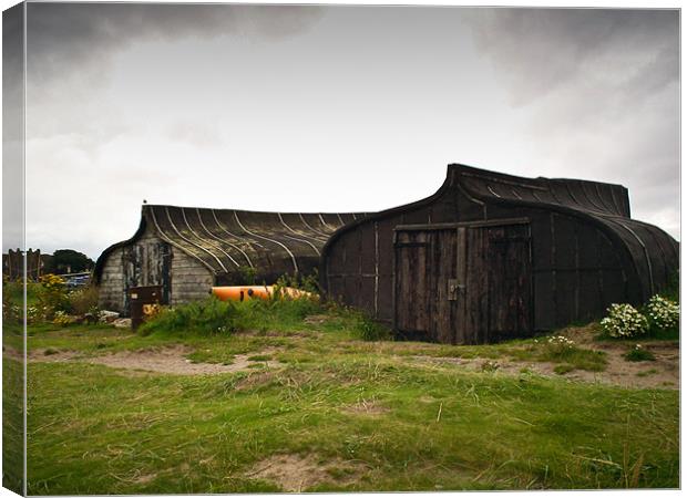 Recycling on Lindisfarne Canvas Print by Steve Wood