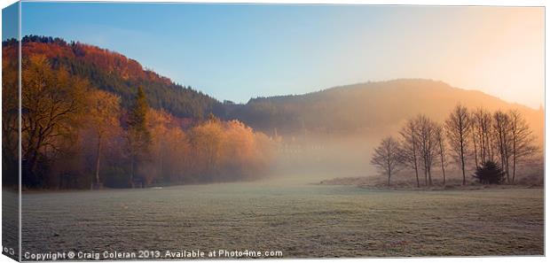 Mist over Tigh Mor Canvas Print by Craig Coleran