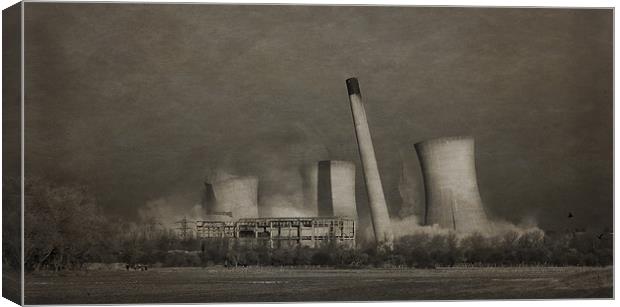 Richbrough Power Station. KENT Canvas Print by Peter Oak