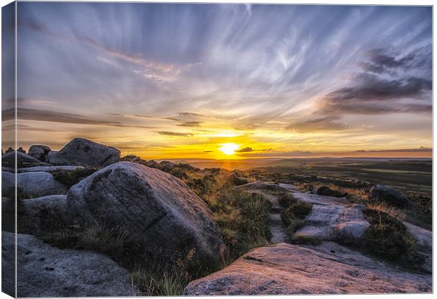 The Derbyshire Peaks Canvas Print by Libby Hall