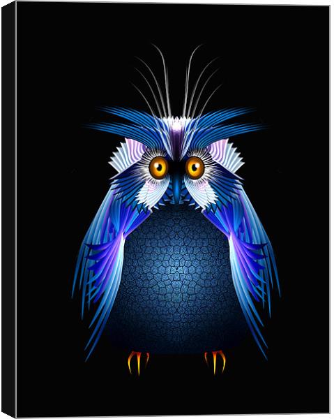 Wise Old Owl Canvas Print by Julie Hoddinott