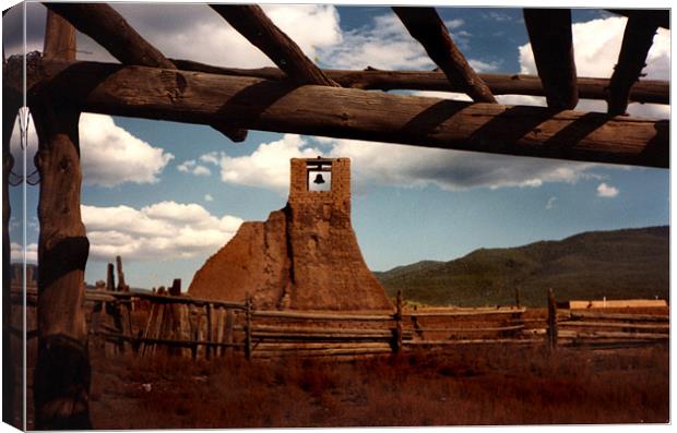 San Geronimo Church Ruins Canvas Print by Kathleen Stephens