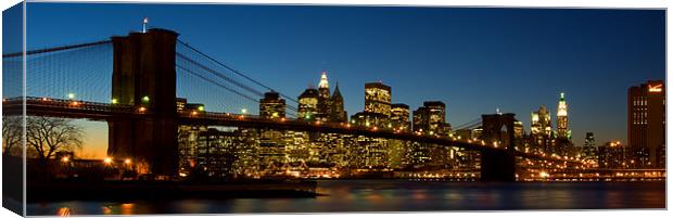 Panorama of New York Canvas Print by Thomas Stroehle