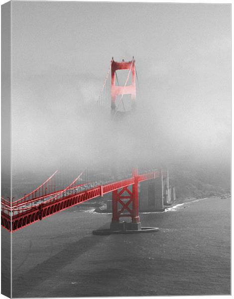 Golden Gate Bridge Canvas Print by Thomas Stroehle