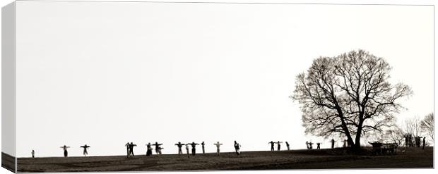 Hyde Hall Scarecrows Canvas Print by Jamie Stokes