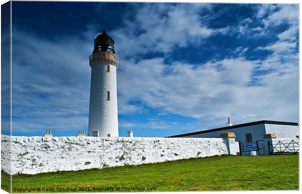 Mull of Galloway Lighthouse Canvas Print by Keith Thorburn EFIAP/b