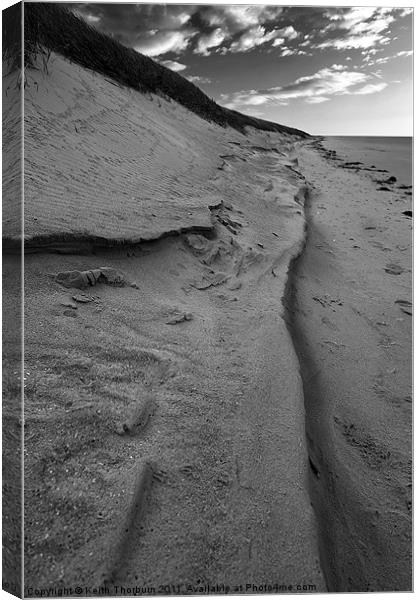 Aberlady Sand Dunes Canvas Print by Keith Thorburn EFIAP/b