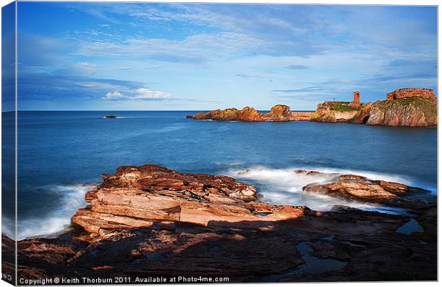 Dunbar Harbour Canvas Print by Keith Thorburn EFIAP/b