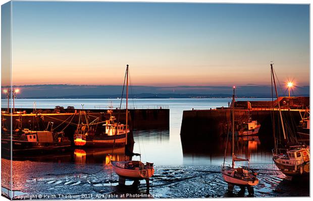 Cockenzie Harbour Canvas Print by Keith Thorburn EFIAP/b